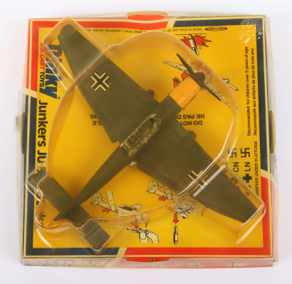 Dinky Toys 721 German Junkers Ju 87B Stuka Aircraft with dropping cap firing bomb!