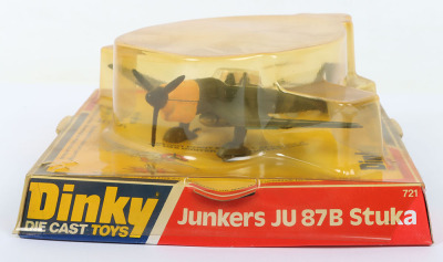 Dinky Toys 721 German Junkers Ju 87B Stuka Aircraft with dropping cap firing bomb! - 2