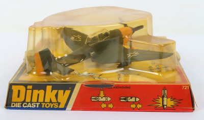 Dinky Toys 721 German Junkers Ju 87B Stuka Aircraft with dropping cap firing bomb! - 4