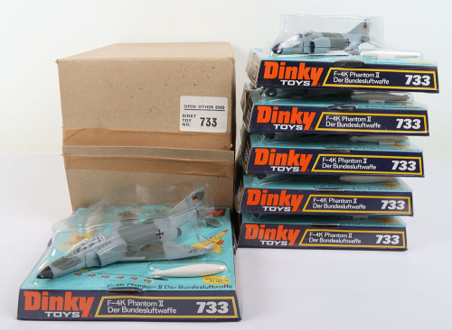 Dinky Trade Pack of six 733 German Export Phantom II Aircraft