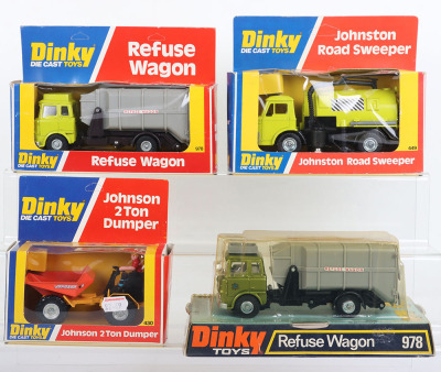 Four Dinky Toys Commercial Models