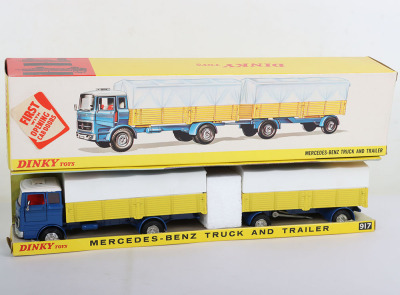 Dinky Toys 917 Mercedes-Benz truck and trailer