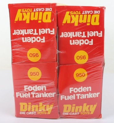 Dinky Trade Pack of Four 950 Foden Fuel Tankers - 4