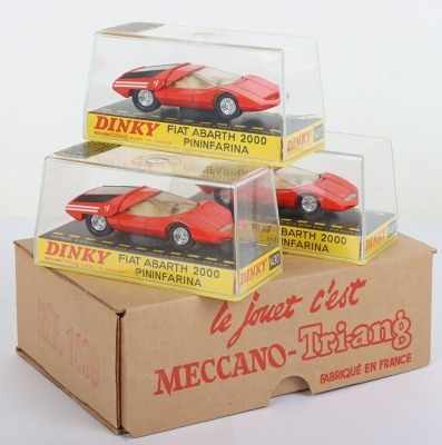 French Dinky Toys Trade box 1430 Fiat Abarth 2000 Pininfarina