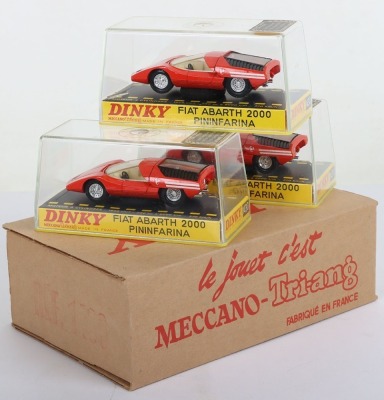 French Dinky Toys Trade box 1430 Fiat Abarth 2000 Pininfarina - 2