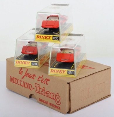 French Dinky Toys Trade box 1430 Fiat Abarth 2000 Pininfarina - 3