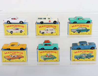 Six Matchbox Lesney Regular wheels - 2