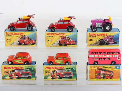 Six Boxed Matchbox Lesney Superfast Models