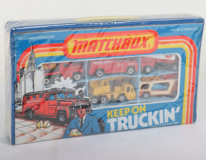 Matchbox Superfast USA issue Keep On Truckin Carry Case Gift Set