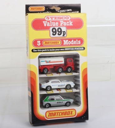 Matchbox Superfast Tesco Value Pack of Three Models, England