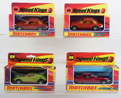 Four Matchbox Speed Kings