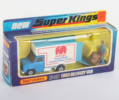 Matchbox SuperKings K-29 Ford Delivery Van German Export Issue Elefanten