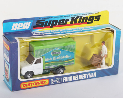 Matchbox SuperKings K-29 Ford Delivery Van German Export Issue Mr Softy