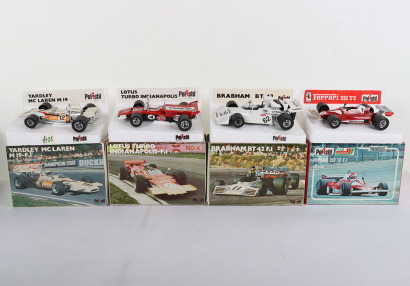 Four Boxed Polistil (Italy) Formula 1 Racing Cars