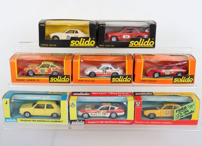 Eight Boxed Solido Models