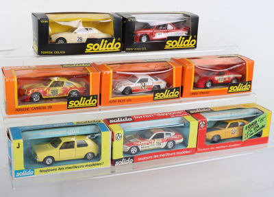 Eight Boxed Solido Models - 2