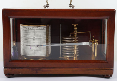 A mahogany cased Barograph, by Kelvin, White &amp