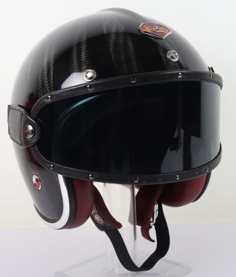 Ruby Paris Pavillon Ginza Open Face Motorcycle Crash Helmet, with tinted visor - 3