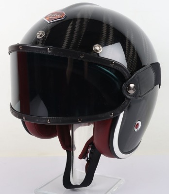 Ruby Paris Pavillon Ginza Open Face Motorcycle Crash Helmet, with tinted visor - 11