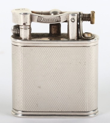 A mid 20th century silver lighter by Dunhil