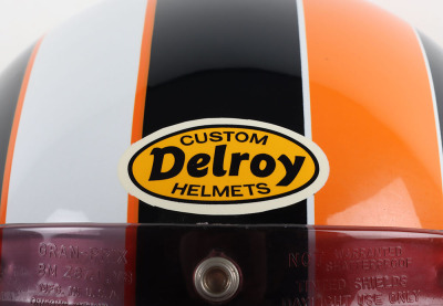 Custom Delroy Motorcycle open Face Helmet - 8