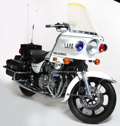 Kawasaki Z 1000 Original California Highway Patrol Chips Motorcycle.Registration no. G571 TAG.Frame no. JKAKZCP21LB507810.Engine no. KZT000E051703.