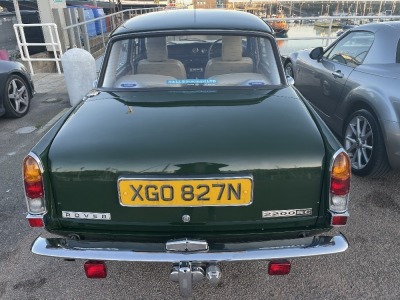 Rover P6 2200 SE Auto. Reg No. XGO 827N. Vin No:47602062A. - 12