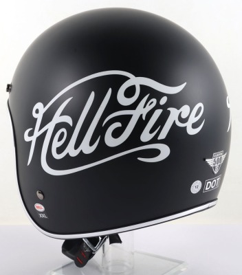 Bell Custom 500 Hellfire open Face Motorcycle Helmet - 5