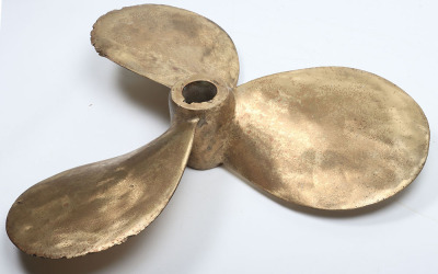 A Bronze Three Blade boat propeller - 3