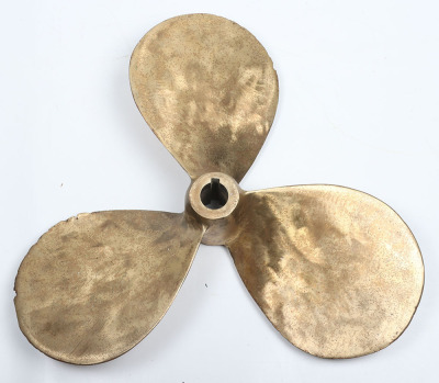 A Bronze Three Blade boat propeller - 4