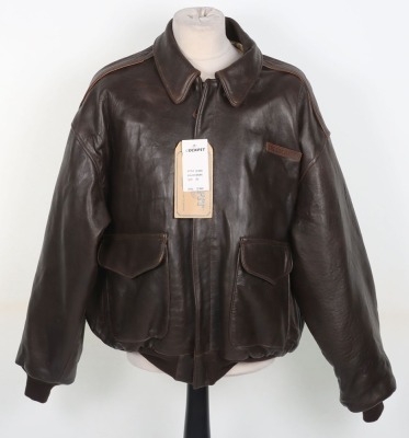 Averex A-2 Style Leather Flight Jacket - 3