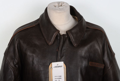 Averex A-2 Style Leather Flight Jacket - 4