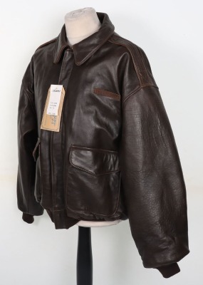 Averex A-2 Style Leather Flight Jacket - 6