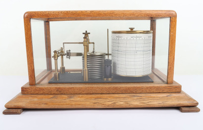 An oak cased Barograph, by Negretti &amp; Zambra