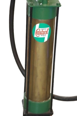 A Godwin Model P2 Hand Cranked Skeleton Petrol Pump - 4