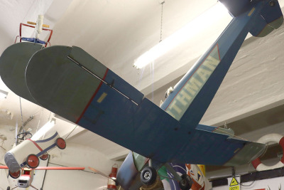 A Large Wooden Model of a Two-seater Rothmans Aerobatic Team Bi-Plane - 5