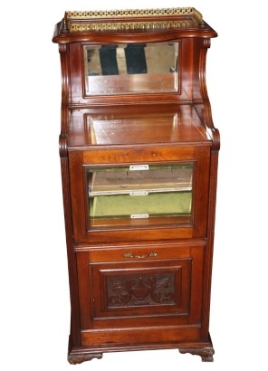 An Edwardian Mahogany Music Cabinet