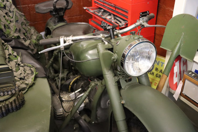 A Russian IMZ Ural K750 Military Motorcycle and Sidecar. Registration no. KBY 410C.Frame no.40234. Engine no.67876. - 2