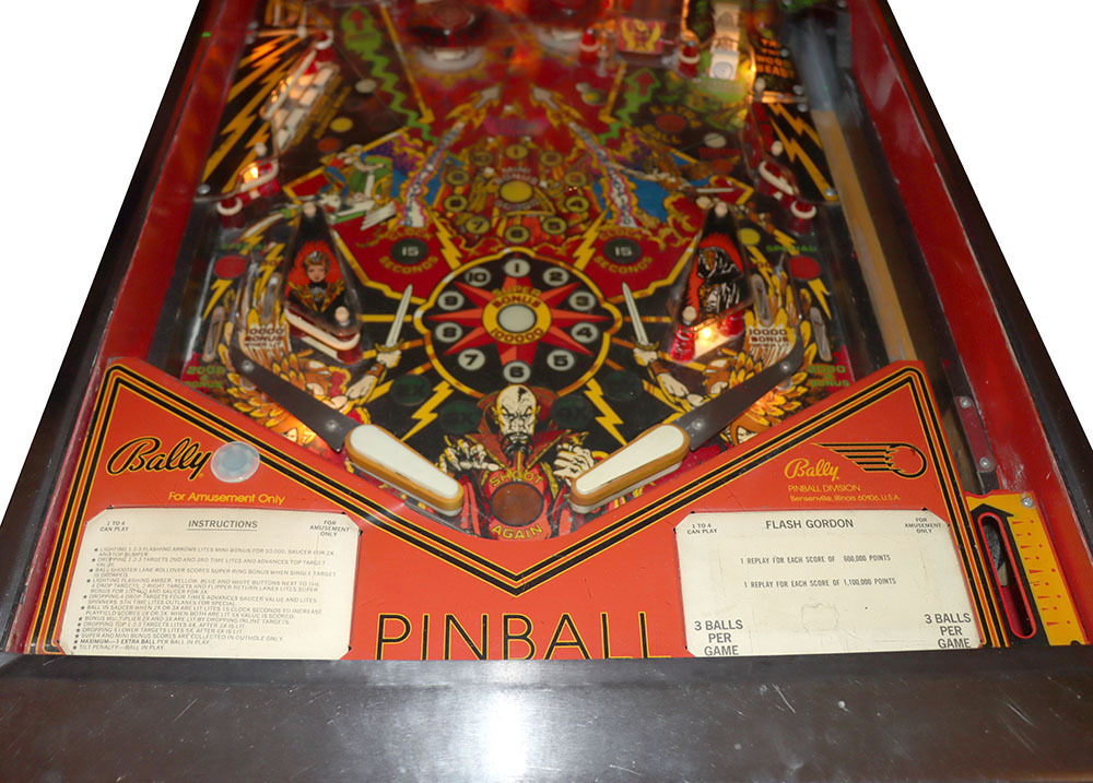 Pinball Auction Bally Flash Gordon Vintage Pinball Machine