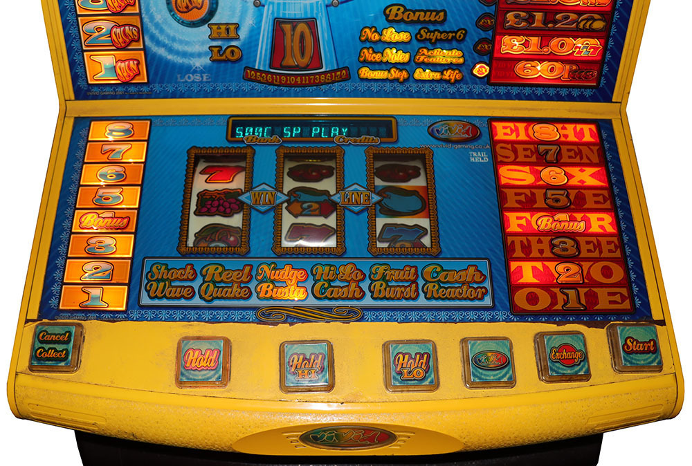 Vintage Vivid Fifty Fifty Slot Machine