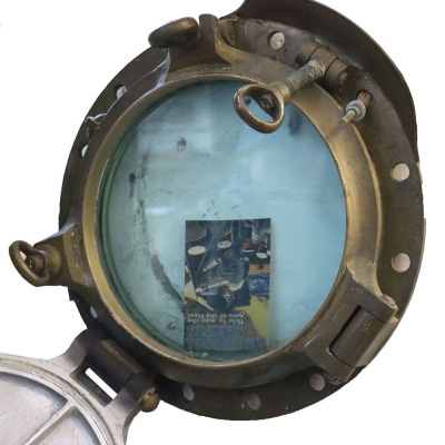 Naval Pattern Porthole fully opening with storm cover - 3