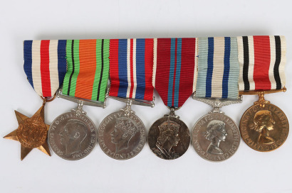 Double Long Service Medal Group of Six for Service in the Special Constabulary and the Observer Corps