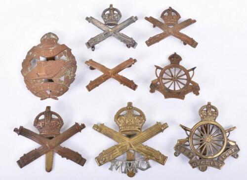 Selection of Machine Gun Corps Badges