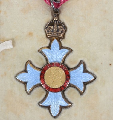 Pair of Medals Including a Commander of the British Empire Badge - 3