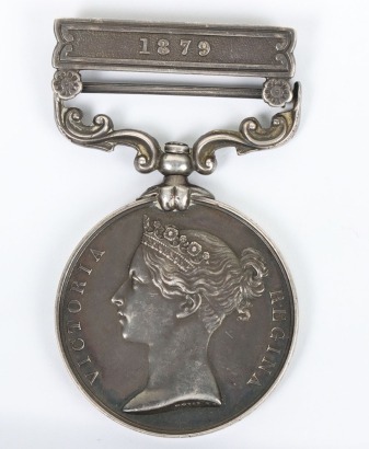 Zulu War Medal to the Royal Artillery Awarded to a Gunner Who was Mentioned for Gallant Service at the Siege of Potchefstroom During the First Boer War