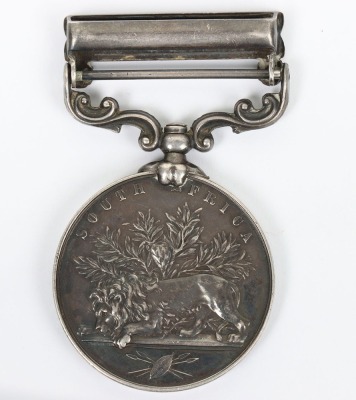 Zulu War Medal to the Royal Artillery Awarded to a Gunner Who was Mentioned for Gallant Service at the Siege of Potchefstroom During the First Boer War - 2