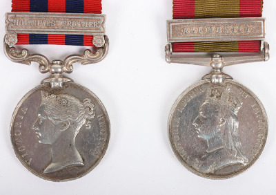 Victorian Afghanistan & India Campaign Medal Pair to the Rifle Brigade - 2