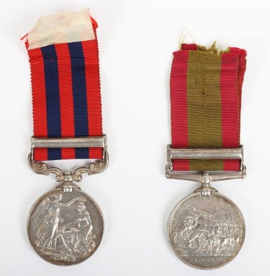 Victorian Afghanistan & India Campaign Medal Pair to the Rifle Brigade - 3