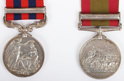 Victorian Afghanistan & India Campaign Medal Pair to the Rifle Brigade - 4