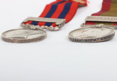 Victorian Afghanistan & India Campaign Medal Pair to the Rifle Brigade - 6